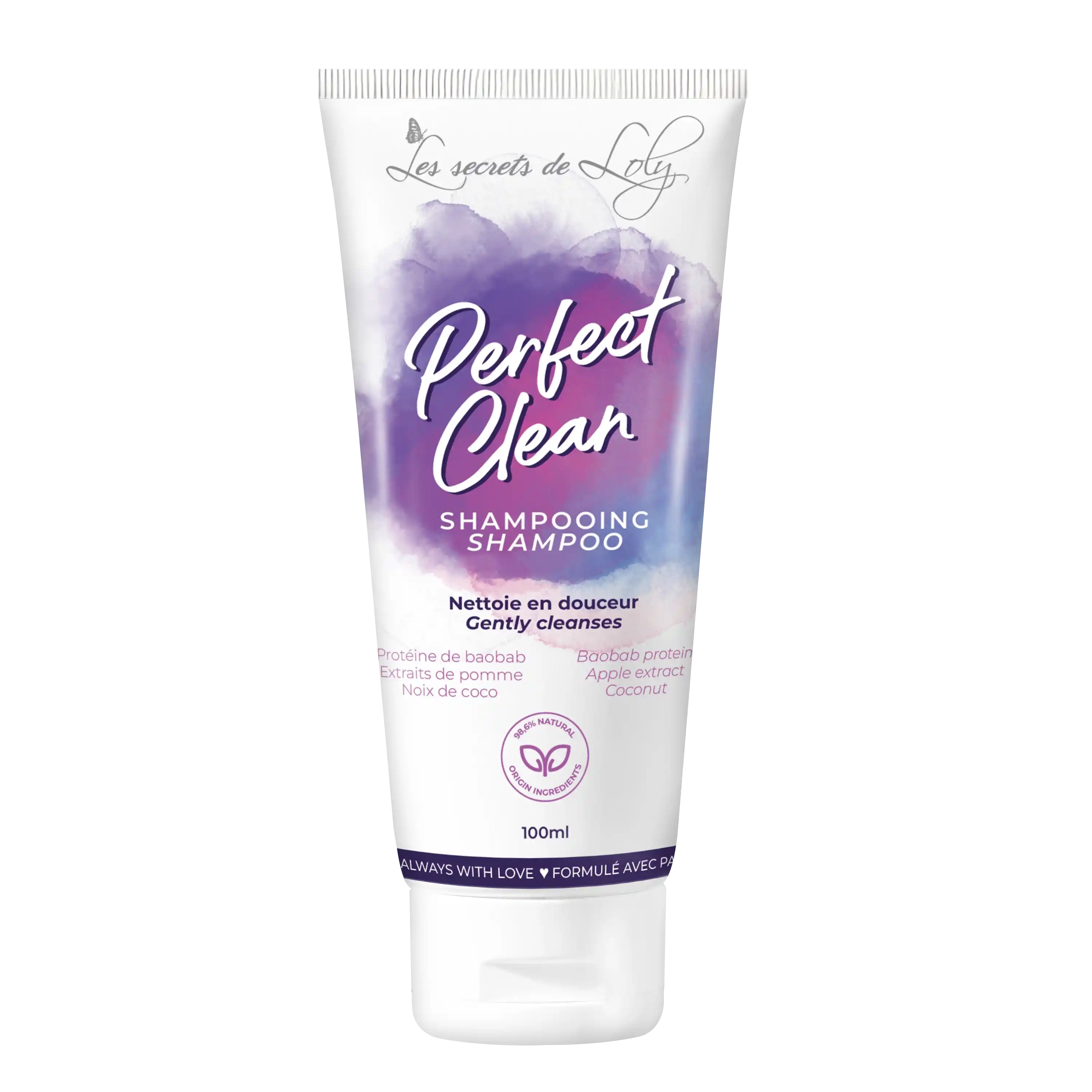 Perfect Clean 100ml - Shampooing pour cheveux bouclés, frisés ou crépus